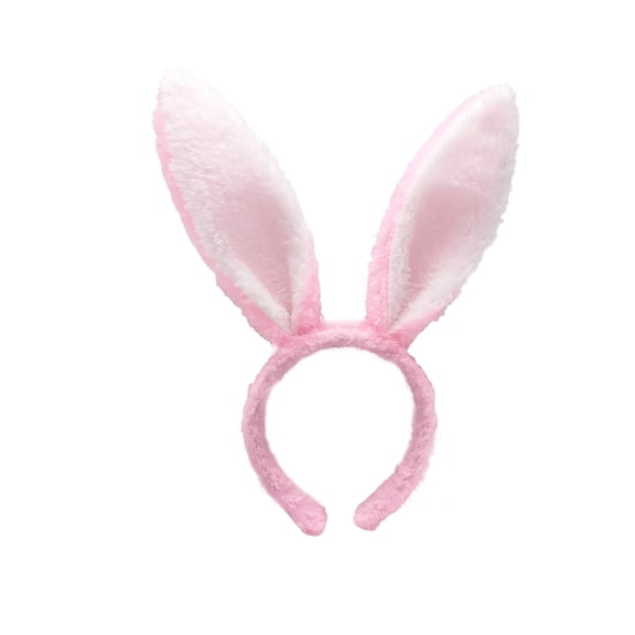 REZUOFI 3 Pcs Easter Bunny Ears Headband Floral Decor Spring Party Hair Accessory for Women Festive Holiday Celebration Costume
