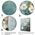 thumbnail image 3 of Designart "Silent Woods Birch Woods V" Floral Floater Framed Wall Art Print, 3 of 7