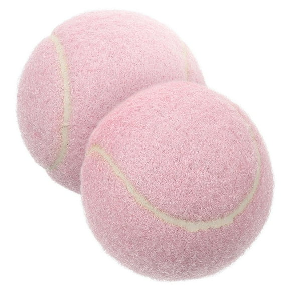 QJUHUNG 2Pcs Training Tennis Playground Tennis Rubber Tennis Beginner Practice Tennis Balls Tennis for Player