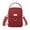 D-2D-clearacne, variant on Women Crossbody Bag Multi Compartment Cell Phone Purse 5.91x2.4x7.9in Nylon Messenger Bag with Adjustable Shoulder Strap Casual Daily Travel