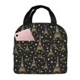 thumbnail image 1 of Honei Paris Sac à Lunch Imprimé Romantique pour Femmes, Sac à Lunch pour Femmes Hommes Adultes, Petit Sac à Lunch Mignon Étanche Grande Capacité Réutilisable, 1 of 8