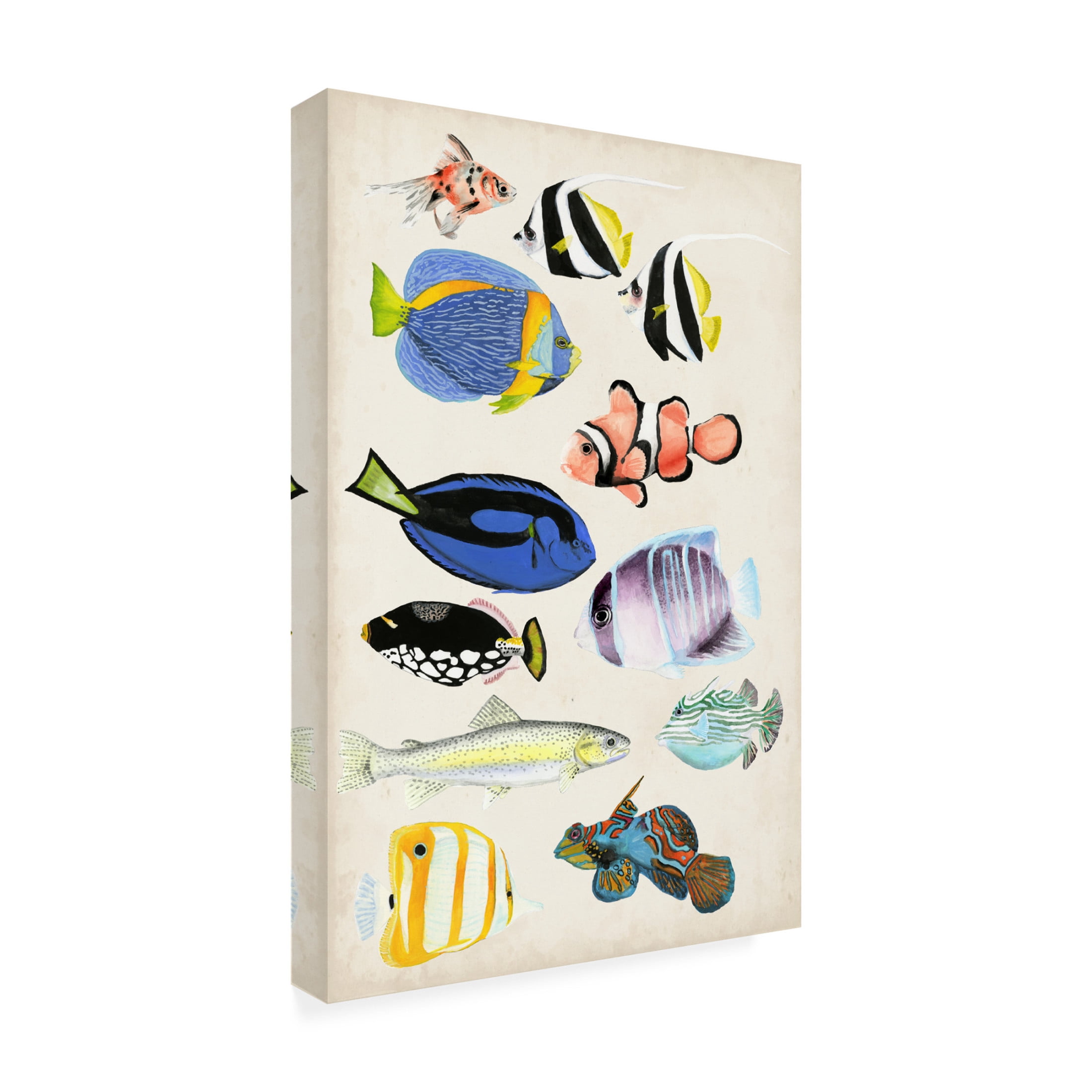 Canvas Wall Art - Naomi McCavitt 'Antique Aquarium II' Wall Art for Living Room, Bedroom, or Office Décor by Trademark Fine Art - 30 x 47 Inches
