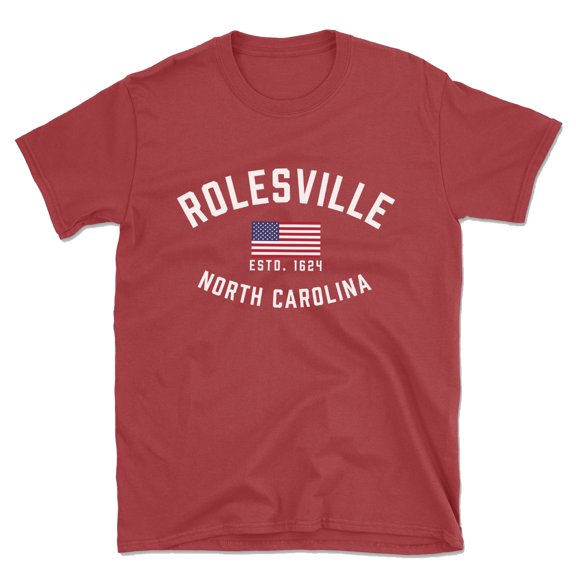 Rolesville North Carolina Patriot Men's Cotton T-Shirt