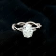 thumbnail image 3 of 1.25 TCW Oval Cut Twisted Engagement Ring 925 Sterling Silver, 3 of 4