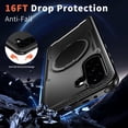 thumbnail image 6 of Allytechgroup Shockproof Kickstand Case for Samsung Galaxy S25 FE, Slim PC+TPU Hybrid Back Cover Support Wireless Charging Anti-Scratch & Drop Protection for Samsung Galaxy S25 FE, Black, 6 of 6