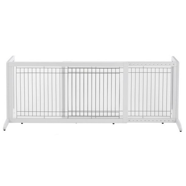 Richell Freestanding Pet Gate, Large, Origami White