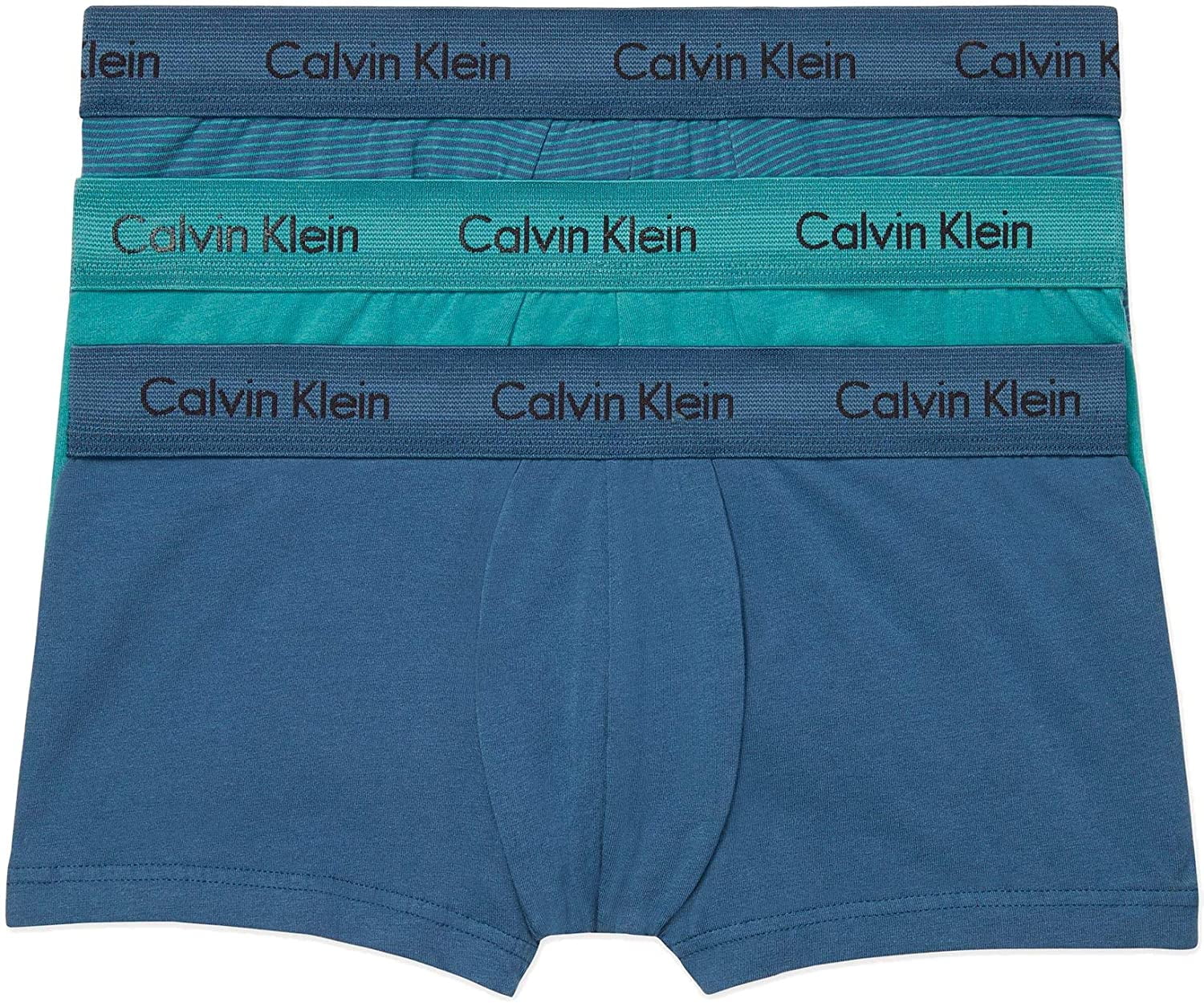 calvin klein men's cotton stretch multipack low rise trunks