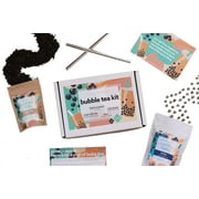 Flavor Purveyor DIY Bubble Tea Kit! Includes Boba Tapioca Pearls, Royal Milk Loose Leaf Tea, Rooibos Chai Loose Leaf Tea And Stainless Straws! Enjoy Bubble Tea From The Comfort Of Your Home!