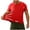 Red, variant on Xuniizn Mens Workout Short Sleeve Shirts Round Neck Stretch Breathable Athletic T Shirt Plus Size Fitted Gym Tops