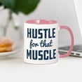thumbnail image 3 of CafePress - Hustle For That Muscle Pattern - 11 oz Ceramic Mug - Novelty Coffee Tea Cup, 3 of 4