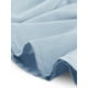 thumbnail image 5 of Top peplum para mujer Blusa con cintura fruncida de media manga abullonada Azul XS, 5 of 5