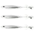 thumbnail image 1 of fastboy 3pieces Realistic Jigs For Catching Fish In Any Water Environment Bright Colors Fishing Lure Plated Silver 1Set, 1 of 6
