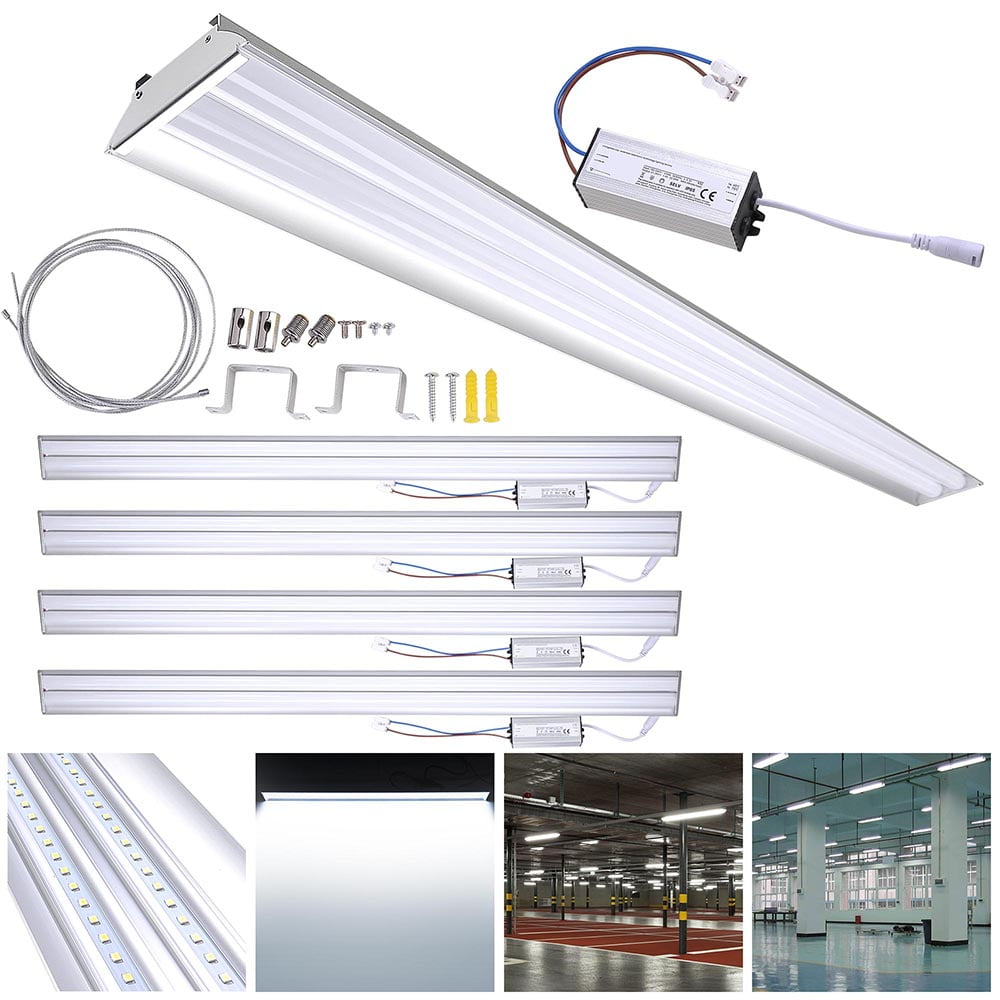 DELight® LED Shop Light 40W 5000K Fixture Garage Utility Ceiling Light Aluminum 