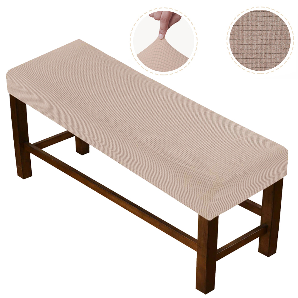 CJC Dining Bench Cover, Stretch Bench Seat Slipcover Protector Cover