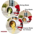 thumbnail image 5 of TOCOKEID Blue Cheese Grater Slicer Attachment for KitchenAid Stand Mixer with 3 Blades, 5 of 8