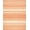 Orange, Pattern 3, variant on Flatwoven High Traffic Area Rug, Vibrant Terra Cotta with Reversible Tropical, Non Slip, Stain Resistant, Washable Area Rugs for Living Room, Bedroom(Beige, 4X6)