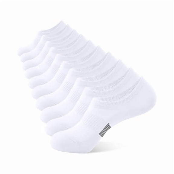 Eryueer No Show Socks Womens Low Cut Non Slip Athletic Cotton Invisible Women Sock 5 Pairs