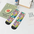 thumbnail image 7 of Fuzoiu Cartoon Marine Animals Print Adult Socks, Crew Moisture-wicking Socks, Unisex Cushion Crew Socks,Casual Sports Ankle Socks, 7 of 7