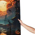 thumbnail image 3 of Halloween Shower Curtain, Halloween Sunset Pumpkin Halloween Decor Shower Curtain, Halloween Decorations Bathroom Curtain with 9 Buttonholes, Ruffle Shower Curtain 60x72in, 3 of 6