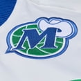 thumbnail image 4 of Men's Mitchell & Ness  Royal Dallas Mavericks Hardwood Classics Head Coach Lightweight Satin Full-Snap Jacket, 4 of 5