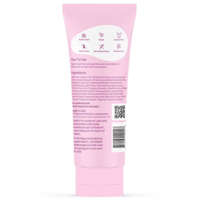 Happy Curves Feminine Intimate Wash, Tahitian Vanilla, 7 fl
