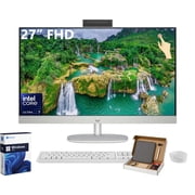 HP All in One Desktop Computer 27" FHD Touchscreen, Intel Core Ultra 7 155U, 32GB DDR5 RAM, 2TB SSD, Wi-Fi 6, Adjustable Height, Windows 11 Pro