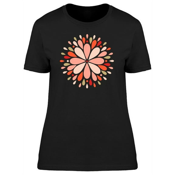 Simple Art Abstract Flower Tee Women's -Image by Shutterstock