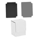 thumbnail image 4 of Caja para baraja de cartas con 2 divisores que se adapta a más de 100 cajas de almacenamiento de tarjetas versátiles de 3,1x3x4 pulgadas Blanco, 4 of 8