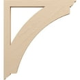 thumbnail image 3 of Ekena Millwork 3 1/2"W x 40"D x 44"H Thorton Traditional Rough Cedar Woodgrain TimberThane Bracket, Primed Tan, 3 of 6