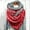 61_Red, variant on Valentine's Day Scarf for Women Fashion Love Print Button Soft Wrap Casual Warm Scarves Shawls Scarf