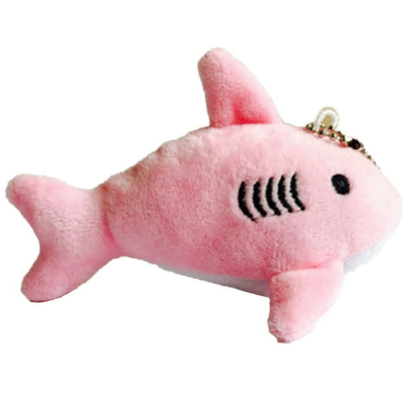 Shark Plush Keychain Plush Animal Key Chain Mini Shark Pendant for Bag Key Phone