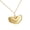 Golden love necklace, variant on Stylish Gold-Plated Heart Pendant Necklace