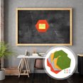 thumbnail image 3 of 8pcs Colorful Wall-mounted Felt Hexagon Board Multi-use Wall Pin Board Adhesive Memo Board With Pushpin, 3 of 5