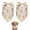 Beige Princess Watercolor, variant on Dog Bandana 2 Pack,Beige Princess Watercolor Dress Pattern Bandanas for Dogs,Cat Bandana,Small/ Large Dog Bandana 2 Size,Dog Bandanas