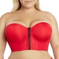 thumbnail image 2 of Parfait Shea Full Bust Longline Strapless Bra, Racing Red, 32G, 2 of 5