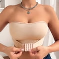 thumbnail image 2 of Afdoent Bras for Women Strapless Bra for Seamless Push Up Neckline Comfortable T Shirt Bra with Silicone Band, 2 of 5