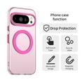 thumbnail image 4 of For Google Pixel 9 Pro XL 6.8" Case ,[Compatible with MagSafe] Cute Candy Color Drop Protection Slim Anti-Slip Shockproof Magnetic Phone Case,Red, 4 of 7