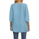 thumbnail image 3 of Txlixc Dolman manga cuello en V mujer #39;st - camisa gasa suelta Split verano Street Top Txlixc  moda, 3 of 6