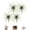 Gray(S), variant on 4Pcs Dice Bait, Floating TPR Swimbait with Reflective Stars,Tentacle Creature Lure, Sea Urchin Style Soft Plastic Baits, for Bass Fishing Drop Shot, Wacky Rig/Neko Rig and Finesse, Slow Sinking