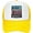 Yellow, variant on Trans People Exist Transgender LGBTQ Gender Trucker Hat Mesh Baseball Cap Women Cowboy Hat Men Dad Hat Sun Hat Black