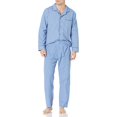 thumbnail image 1 of GHSDFBB Mens Woven Plain-Weave Pajama Set, 1 of 4