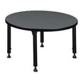 thumbnail image 3 of Regency Kee 30 in.Round Height Adjustable Classroom Activity Table- Grey, 3 of 5