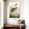 thumbnail image 2 of Elephant Stock Grey Heron Wall Art - Vertical Canvas Wall Art - Hallway Wall Decor - Animal Canvas - Green And Red Decor By Aimee Wilson - 32" x 48", 2 of 8