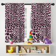 thumbnail image 5 of Blackout Kids Curtains,Pink and Black Of Leopard Print Childrens Insulated Curtains Set Of 2,Bedroom Essentials,Toddler Room Decor 42"x54", 5 of 5