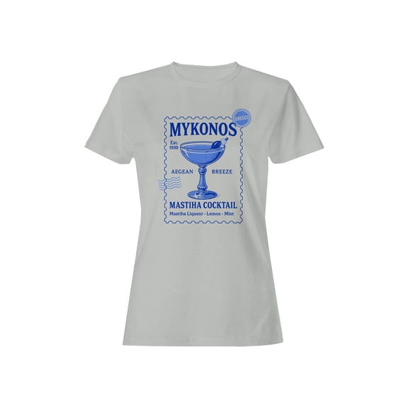 Mykonos Mastiha Cocktail Design Women's T-shirt