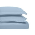 thumbnail image 2 of Superior Egyptian Cotton 1200 TC Solid Light Blue Duvet Set, King/California King, 2 of 9