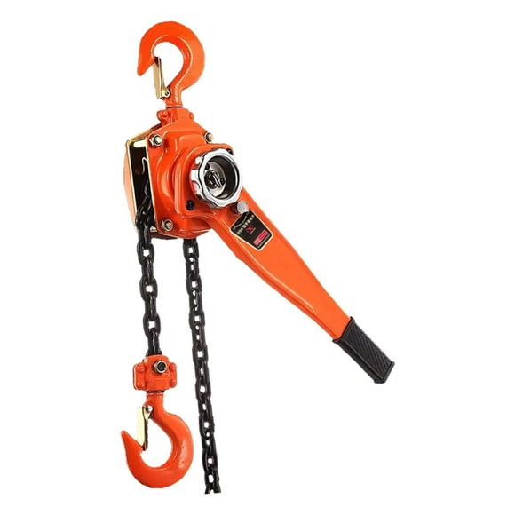 Almencla Manual Lever 360 degree Rotation Hook Manual G80 Manganese Steel Come Along Auto Chain Leading for Factory Dock Construction , 1 1.5m 1 T 1.5m