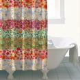 thumbnail image 4 of Pioneer Flower Floral Print Pattern Shower Curtain 72"x72" ,Bathroom Decorative Shower Curtains Set with 12 Hooks,Modern Waterproof Washable Shower Curtain, 4 of 6