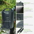 thumbnail image 3 of YUMQUA Waterproof Dry Bag 5L, Roll Top Floating Waterproof Storage Bags for Kayaking, Boating, Swimming, Hiking, Camping and Fishing, Black, 3 of 7