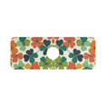 thumbnail image 7 of Yayeee Faucet Mat for Kitchen Sink 14.7" Diatomite Long Splash Guard Pad, White Clover Pattern, 7 of 7